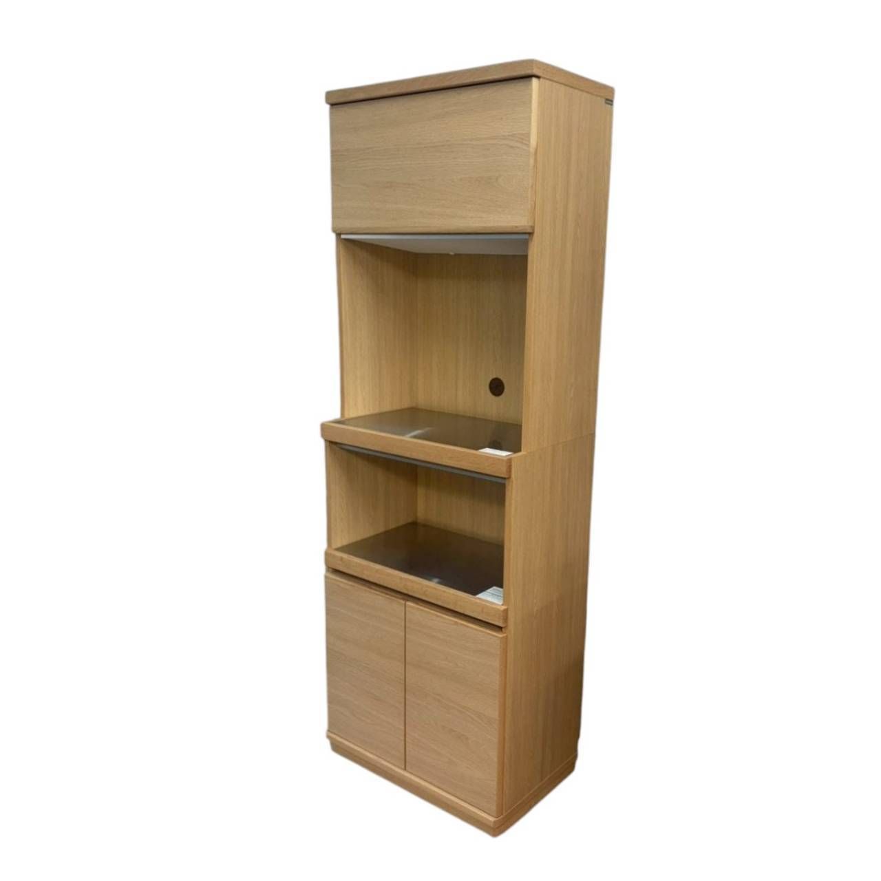 カリモク karimoku キッチンボード 食器棚 ナチュラル 木目 幅675×奥行