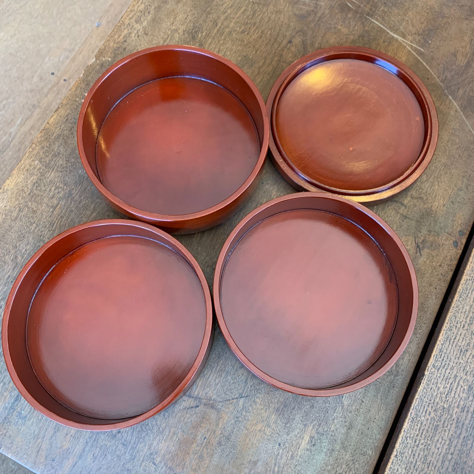 讃岐漆器 後藤塗 重箱 丸重 三段 香川漆器 工芸品 /HM-0219 - メルカリ