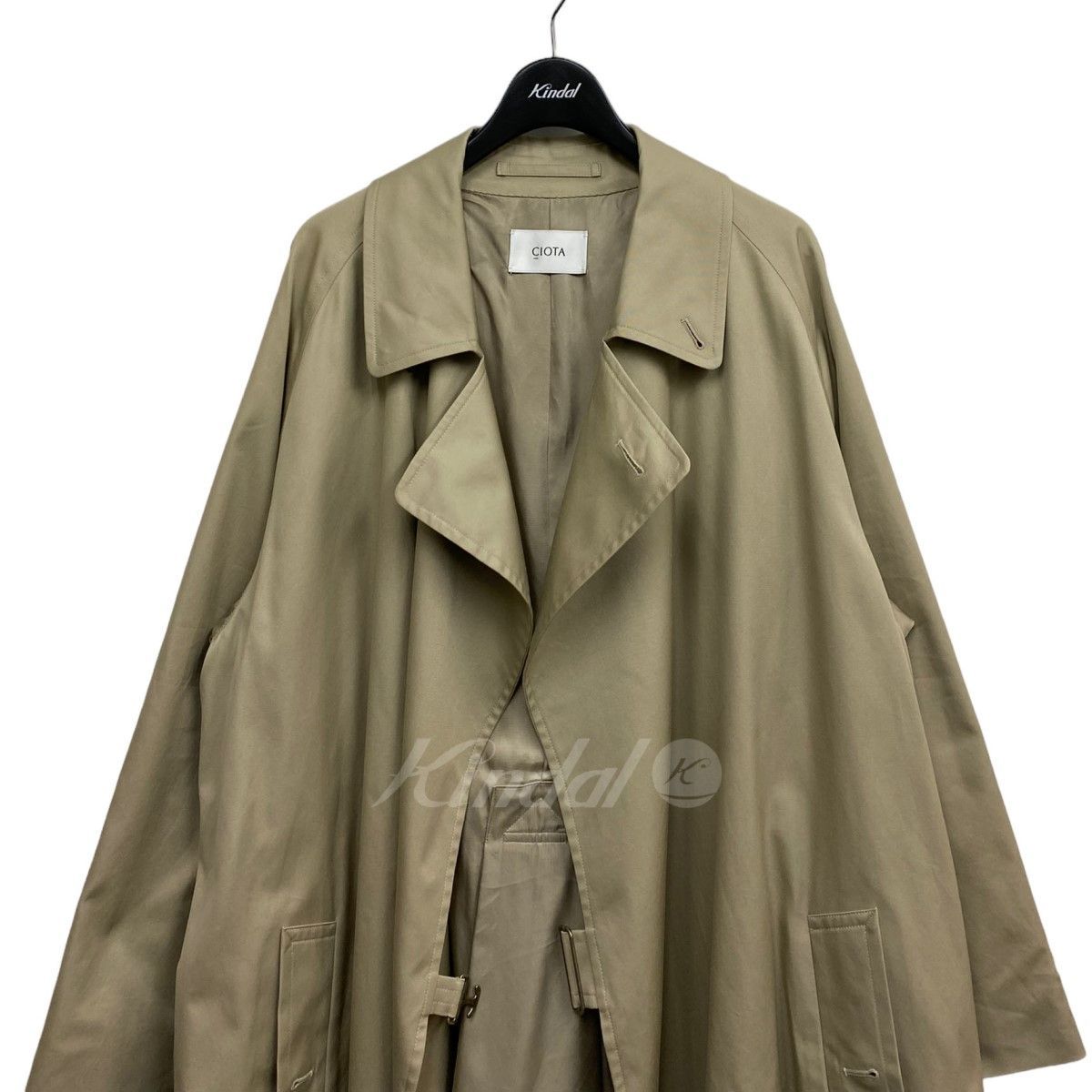 ciota 21AW ギャバジンタイロッケンコート CIOTA 21AW スビンコットンギャバジンタイロッケンコート