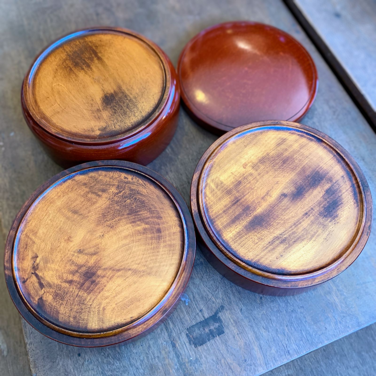 讃岐漆器 後藤塗 重箱 丸重 三段 香川漆器 工芸品 /HM-0219 - メルカリ