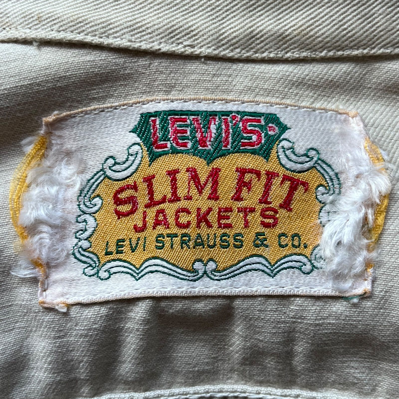 levi's リーバイス トラッカージャケット ピケ カツラギ スリット