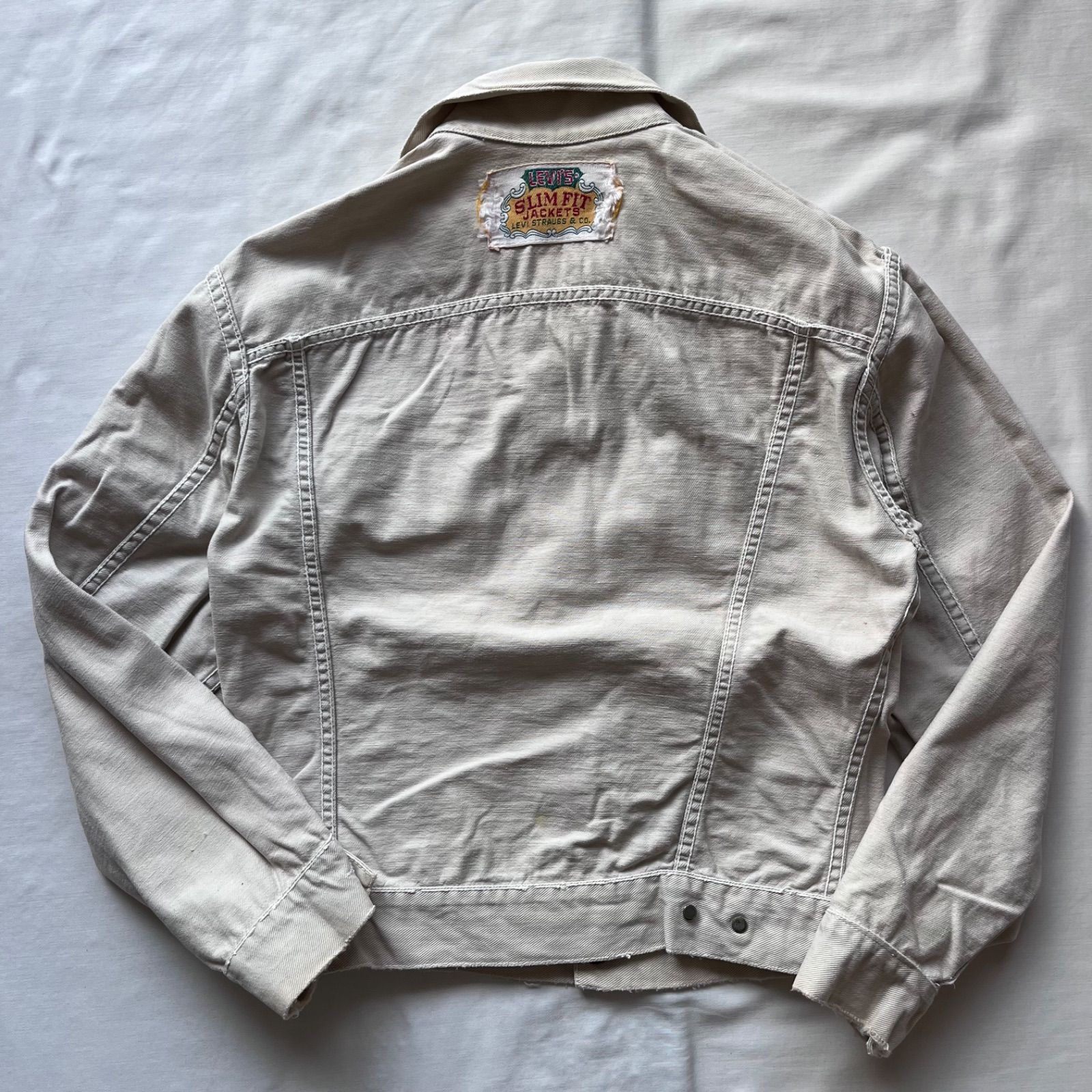 levi's リーバイス トラッカージャケット ピケ カツラギ スリット