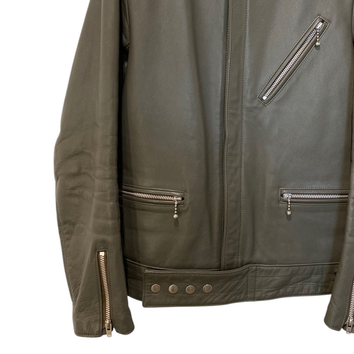 UNDERCOVERISM 08AW UNREALアンリアル期シングルレザーライダース 
