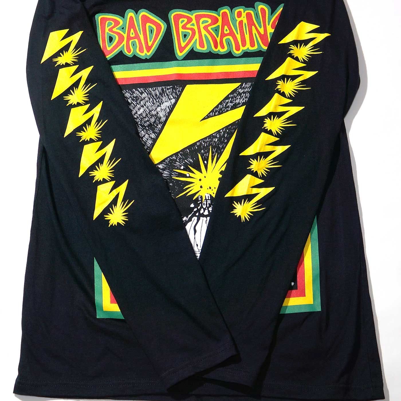 公式 新品 BAD BRAINS ロンT バッドブレインズ 黒 ロングスリーブT