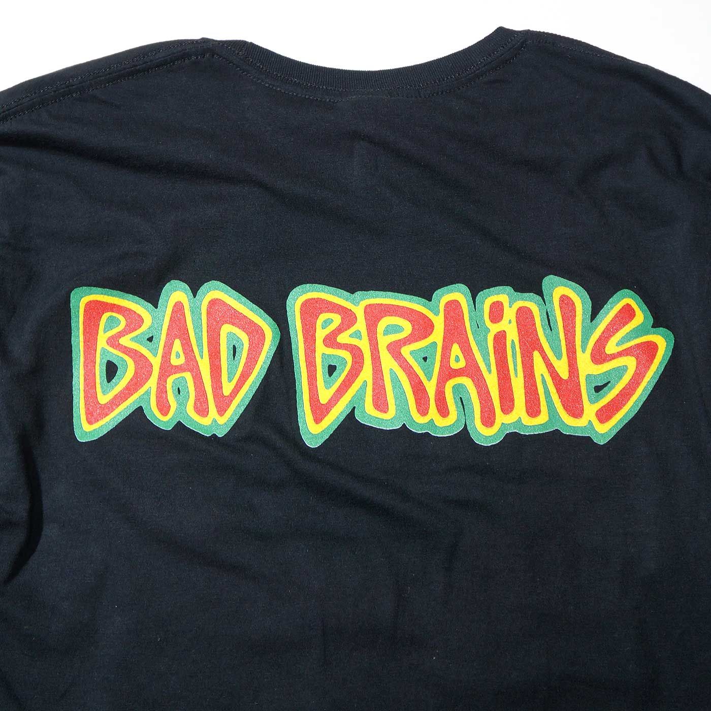 公式 新品 BAD BRAINS ロンT バッドブレインズ 黒 ロングスリーブT 