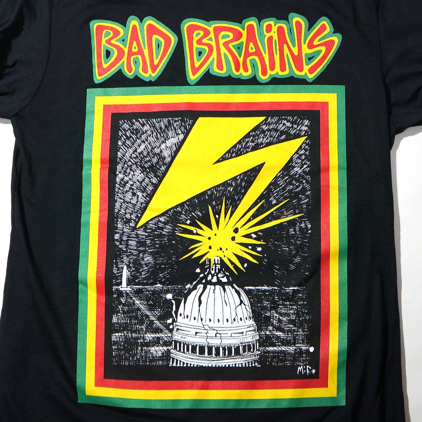 公式 新品 BAD BRAINS ロンT バッドブレインズ 黒 ロングスリーブT 