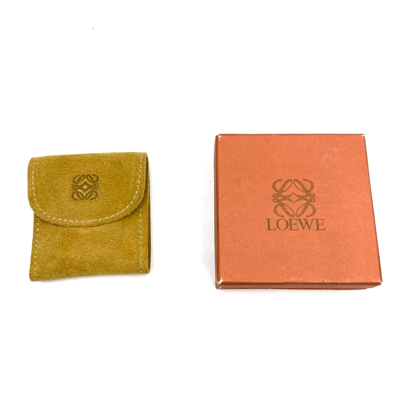 希少 LOEWE ロエベ カフス ボタンカフス カフリンクス シルバー