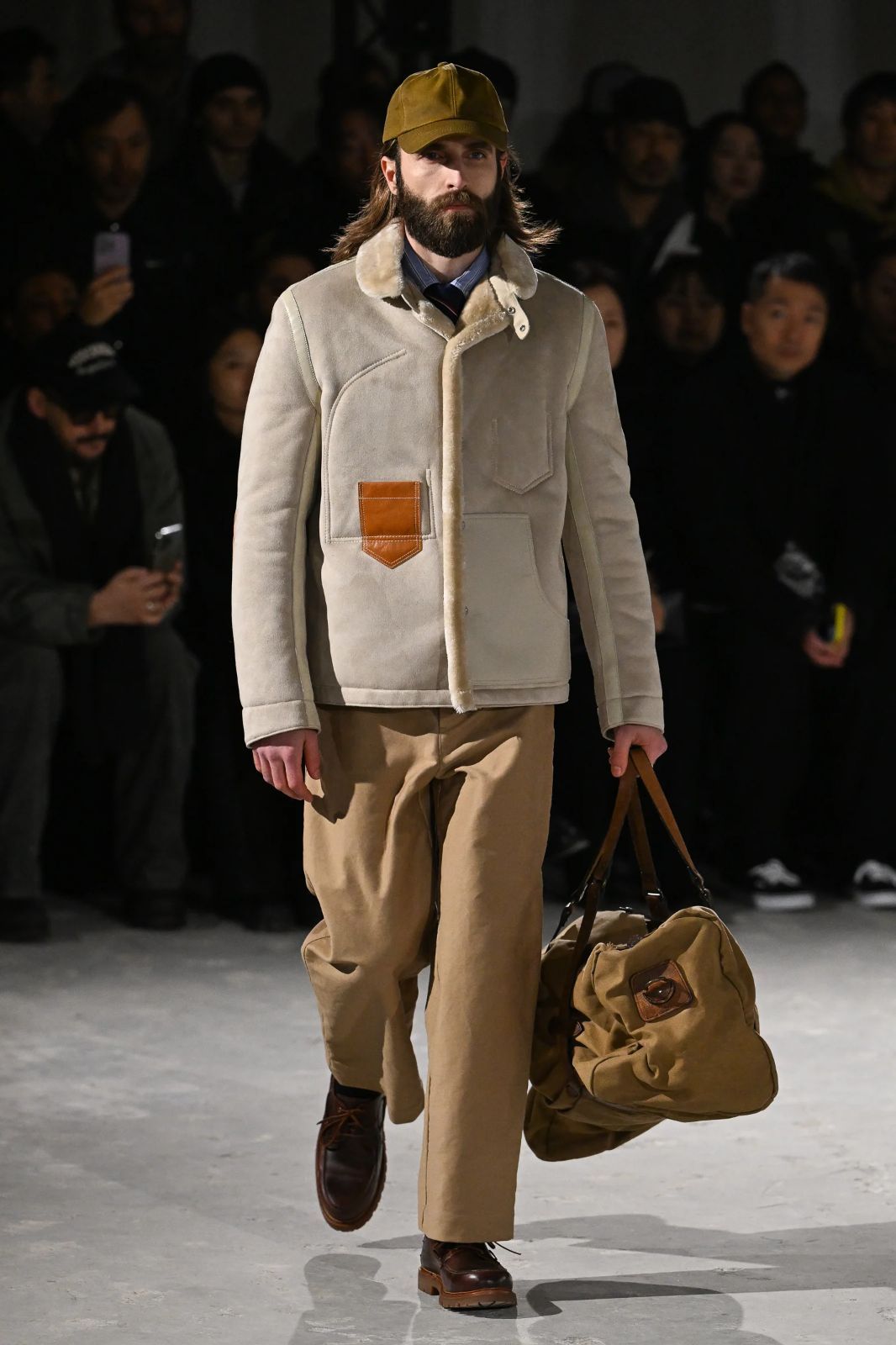 JUNYA WATANABE MAN 25aw エステルボアムートンレザージャケット XS