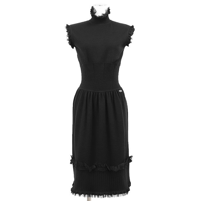 極美品】CHANEL シャネル ワンピース ニット 06A P29053 2006年製 COCO