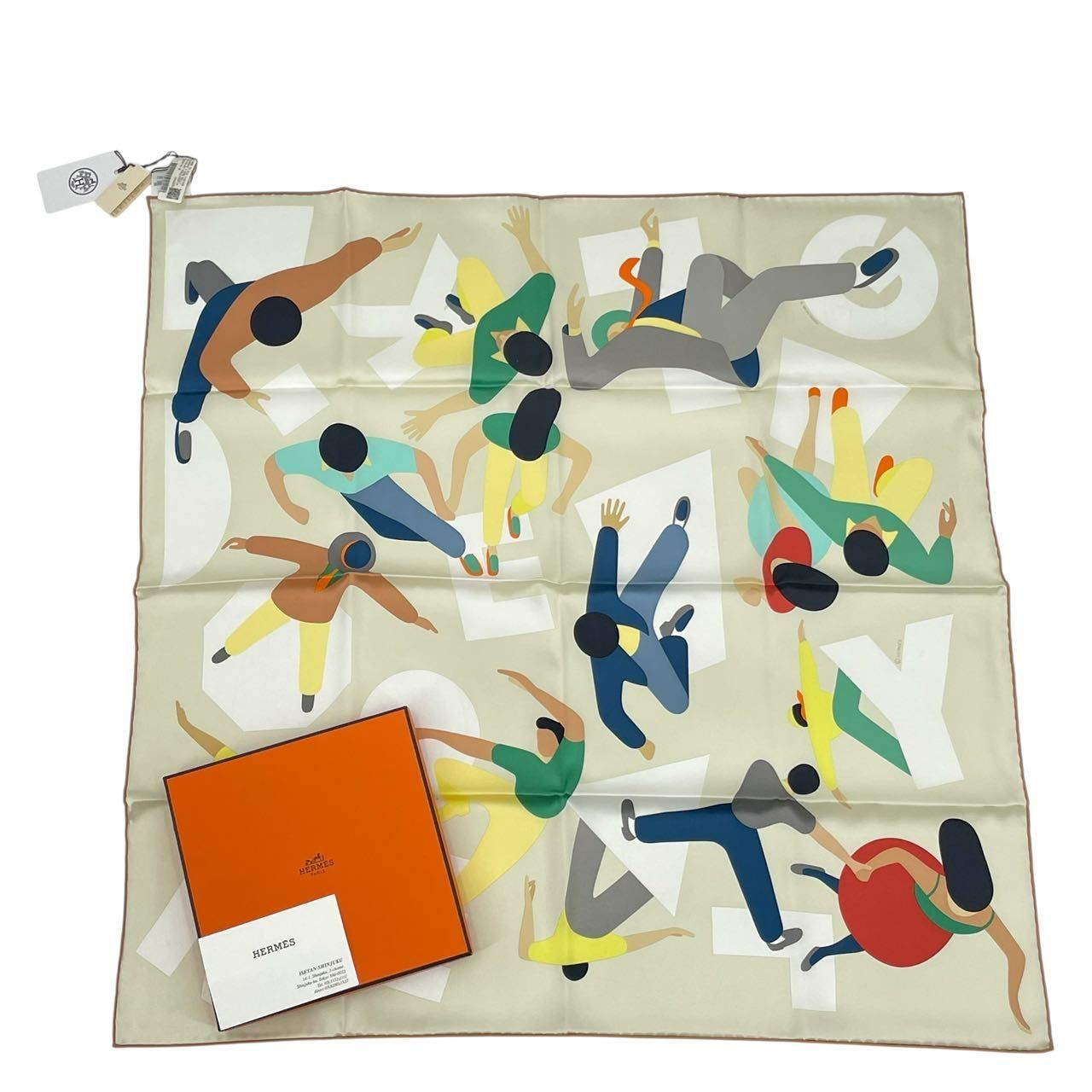未使用品 HERMES エルメス スカーフ シルク ジーンケリーへの 