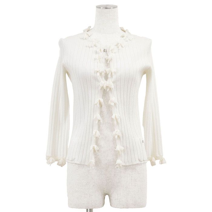 美品】CHANEL シャネル ヴィンテージ ニット カーディガン 06P P28035