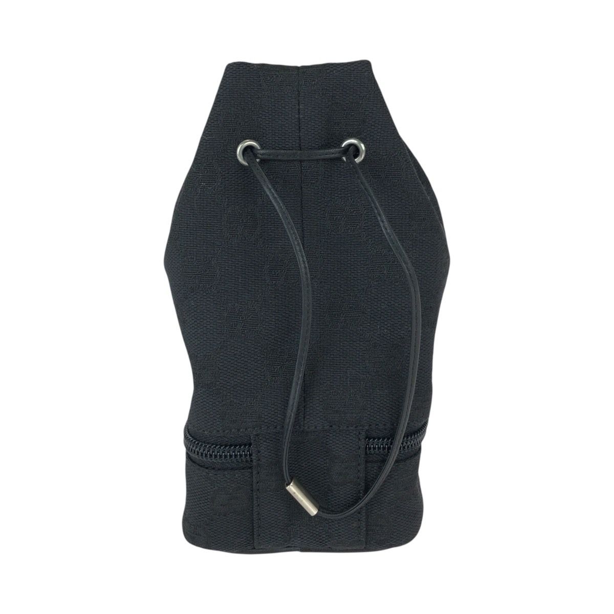 美品 GUCCI グッチ ブラック 黒 GGキャンバス/レザー 039 1054