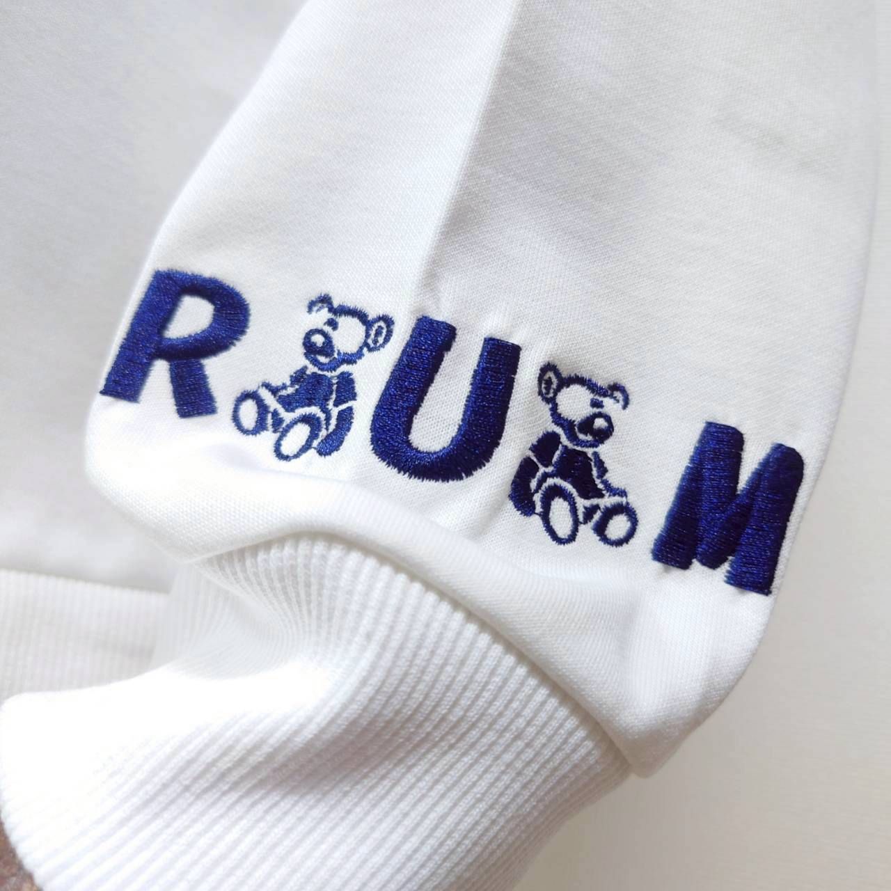 ☆【RUMSODA/ラムソーダ ダブルフェイス 刺繍ベアー トレーナー】長袖 