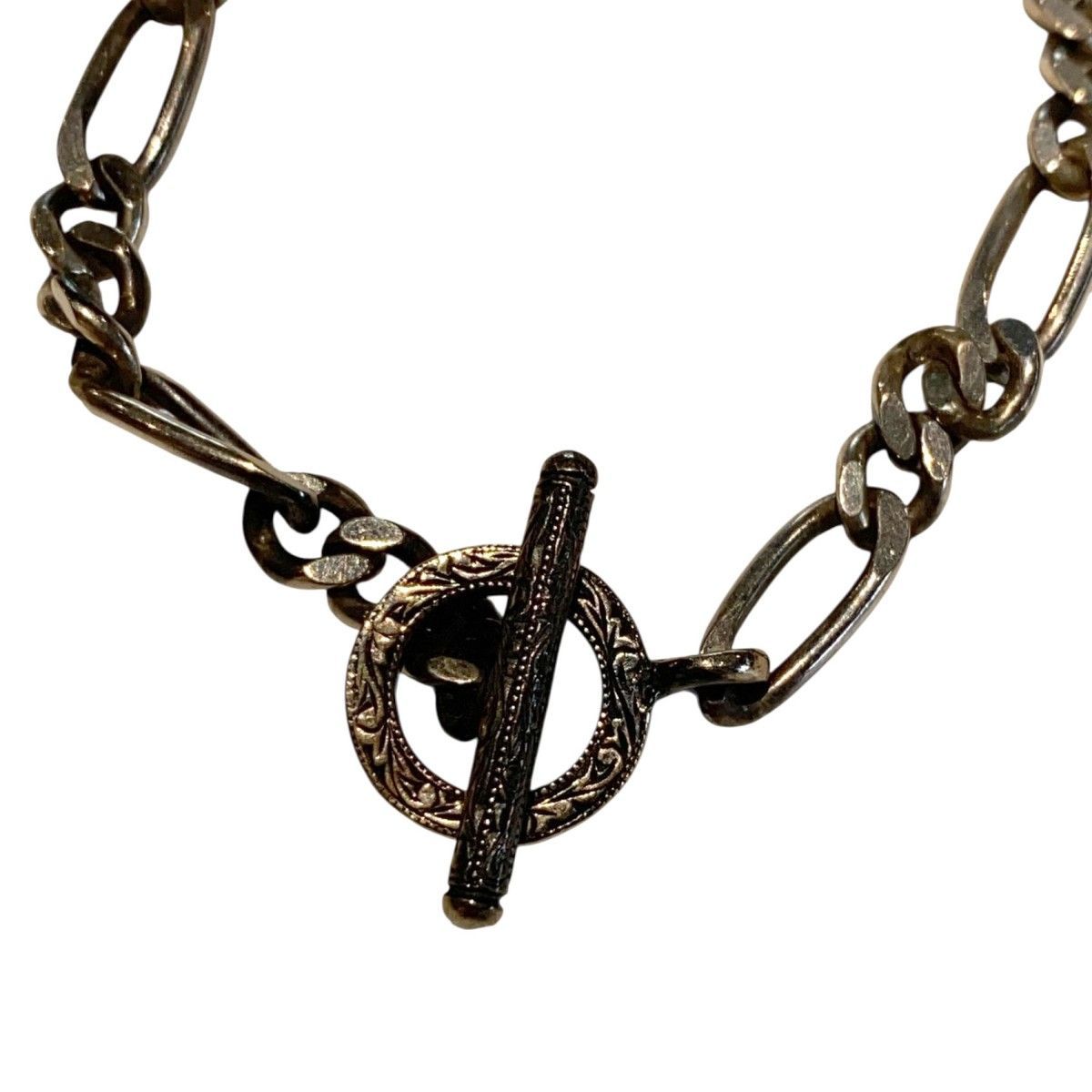 Antidote Silver950 Chain Bracelet Figaro Wide シルバーチェーン 
