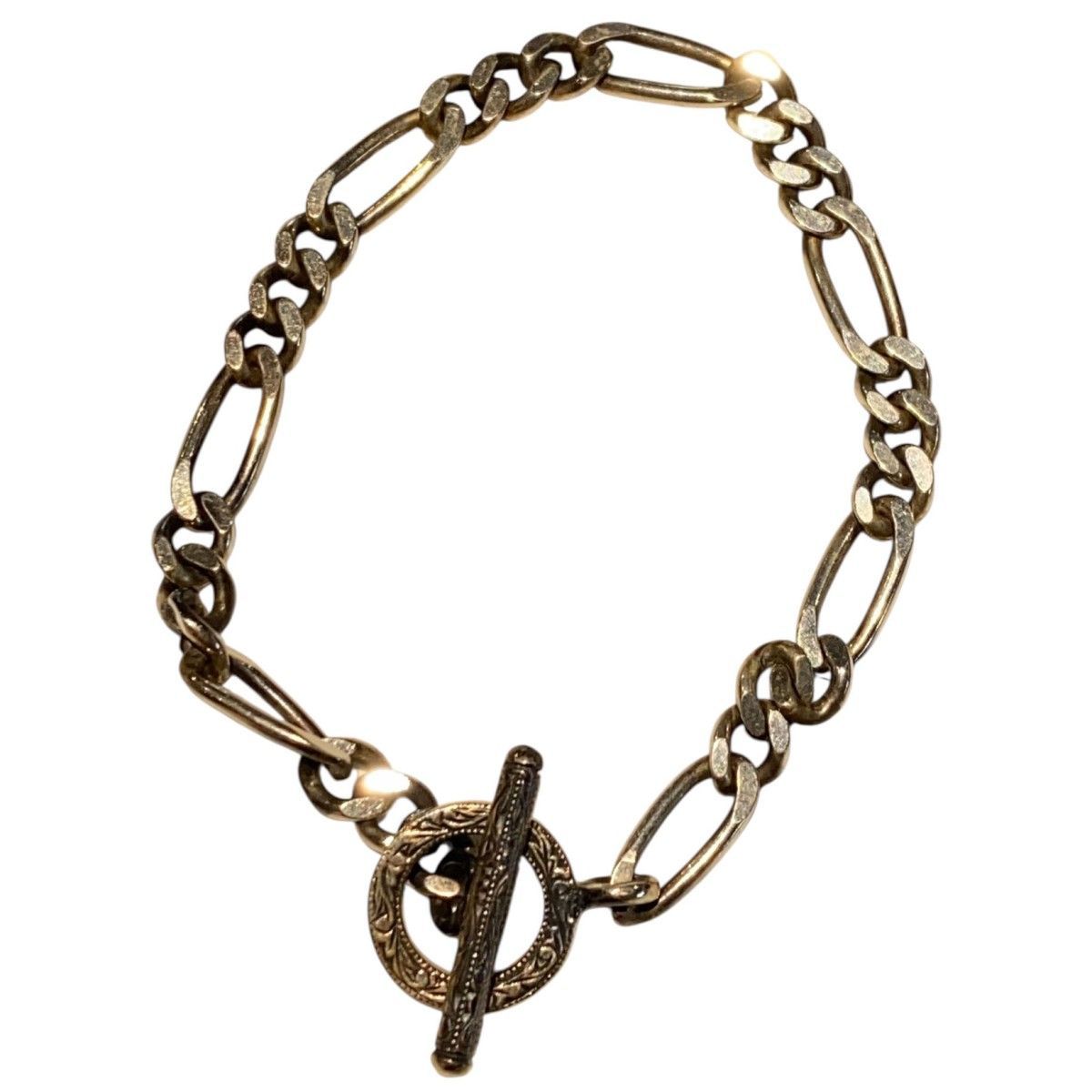 Antidote Silver950 Chain Bracelet Figaro Wide シルバーチェーン