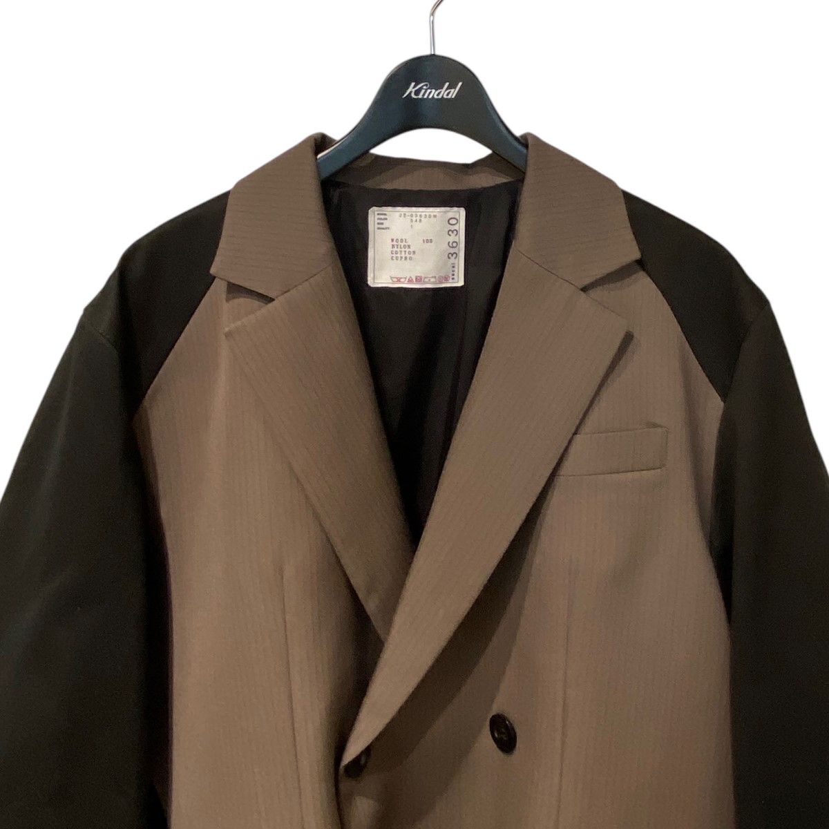 sacai 25SS Doeskin Mix Jacketドッキングジャケット 8069000125412