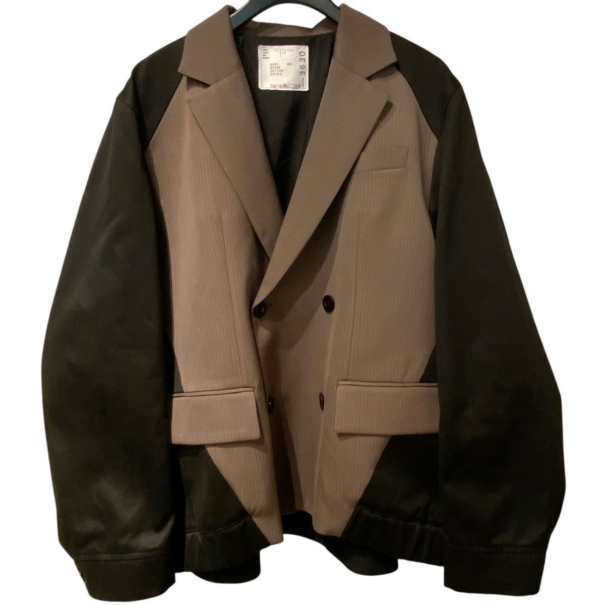 sacai 25SS Doeskin Mix Jacketドッキングジャケット 8069000125412