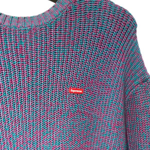 Supreme 21AW Melange Rib Knit Sweater Small Box Logoスモール