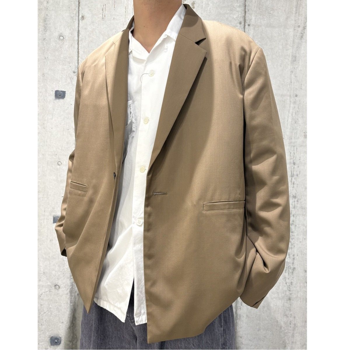 NTN 24SS BETA TAILORED JACKETオーバーサイズウールジャケット 