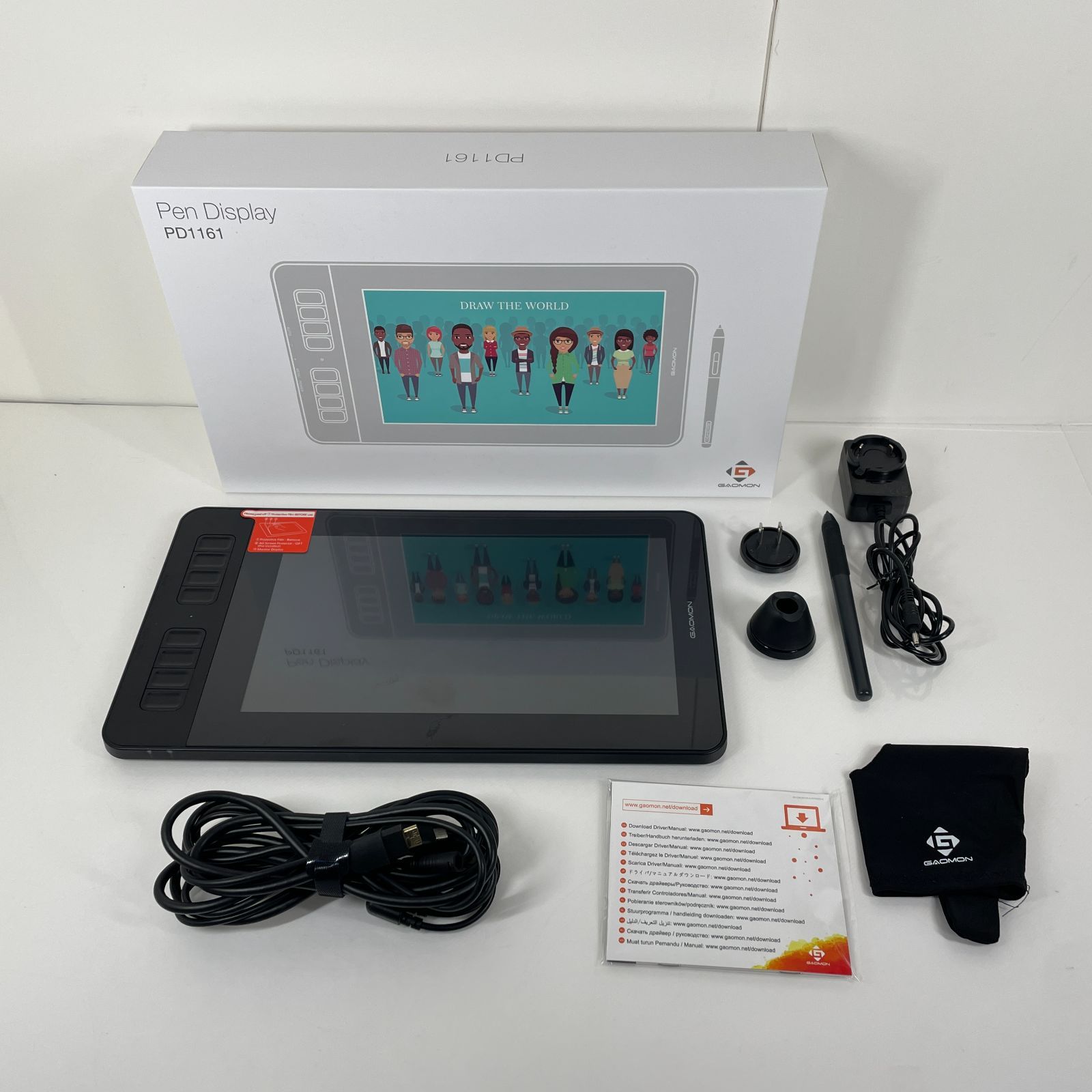 中古・美品】GAOMON PD1161 11.6インチ 液晶ペンタブレット 本体