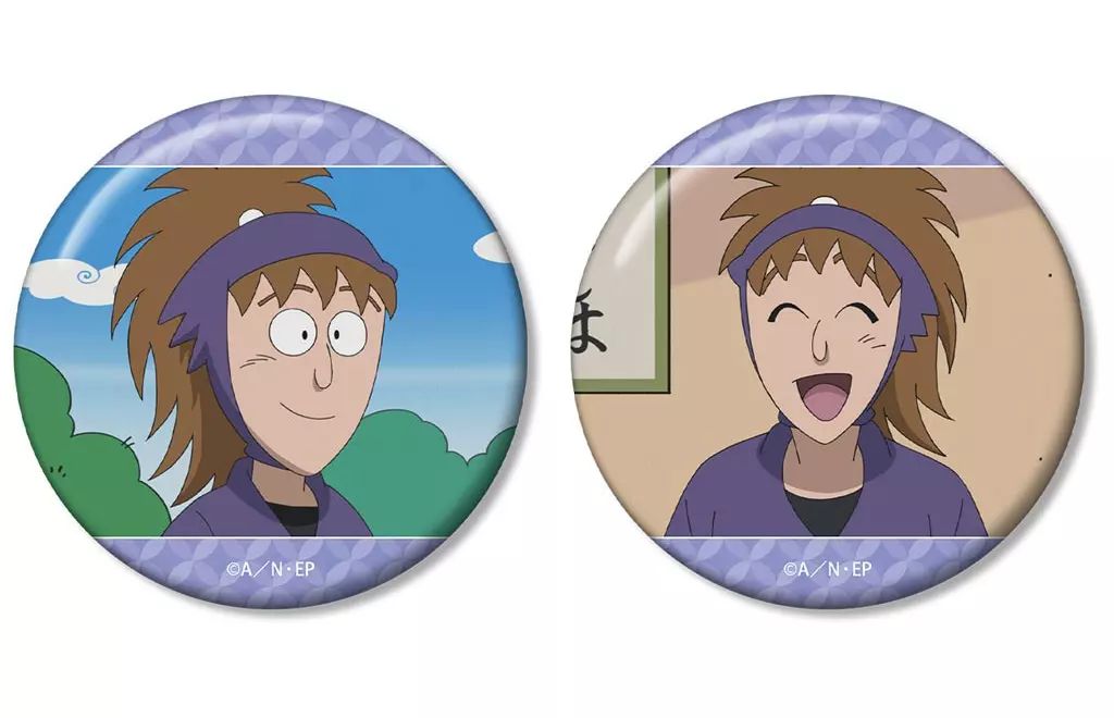 中古】バッジ・ビンズ 不破雷蔵 場面写缶バッジ2個セット 「忍たま乱