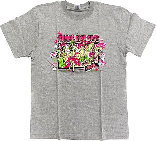 中古】衣類 集合 配信チケット限定Tシャツ グレー Lサイズ 「ゾンビ