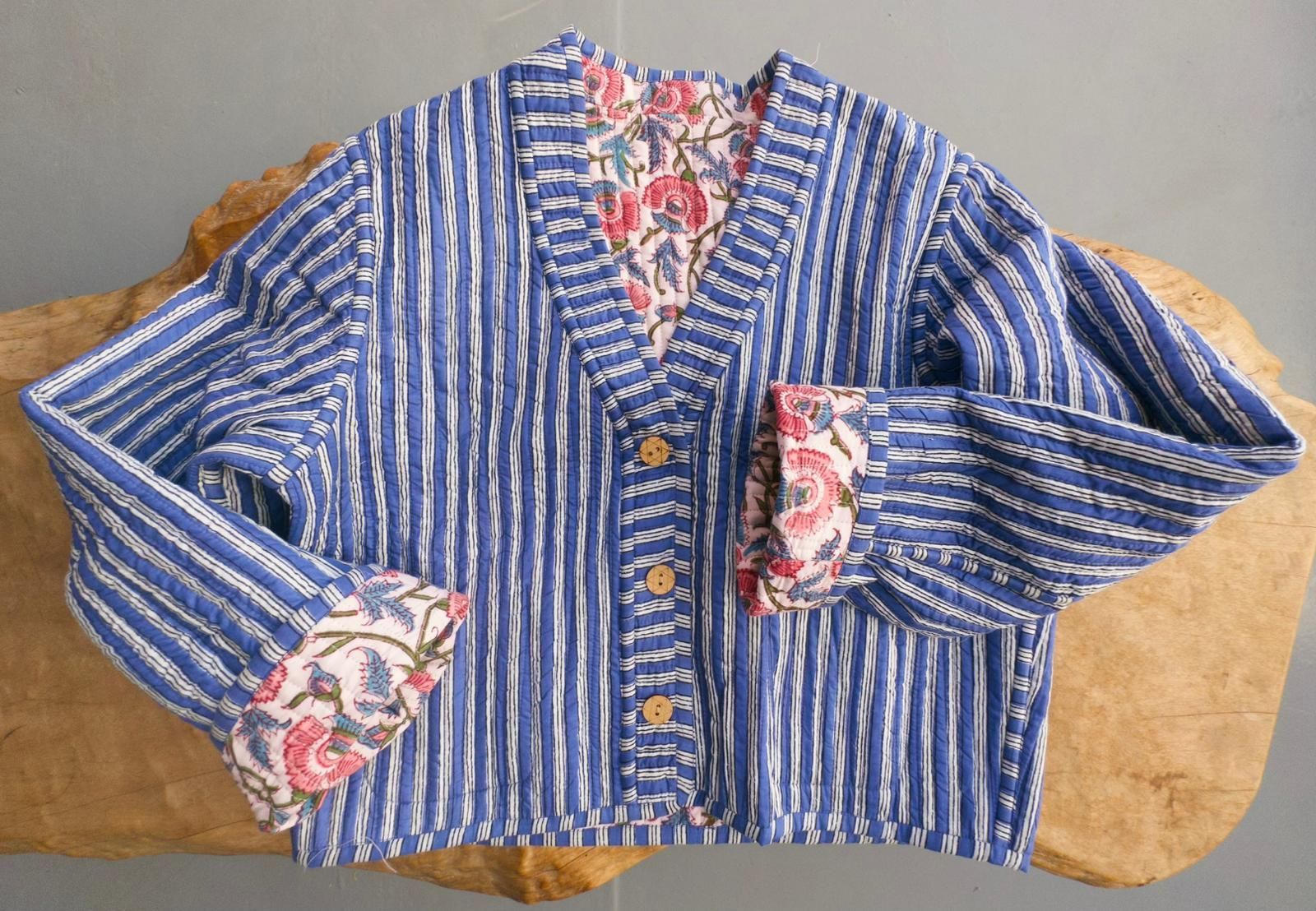 アンティークキルト  刺繍  レトロ　昭和 bc009 昭和レトロ 男女兼用 グドゥリー コート ジャケット