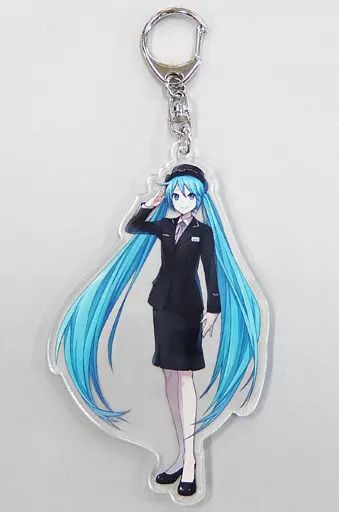 中古】キーホルダー・マスコット(キャラクター) 初音ミク(JR東日本制服