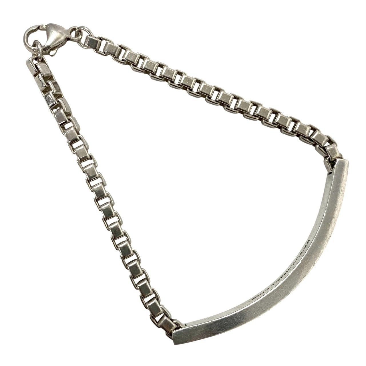 M【TIFFANY&Co.】ベネチアン リンクID ブレスレット 2004 SV925 SILVER