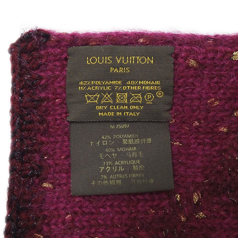 ルイ・ヴィトン LOUIS VUITTON マフラー レディース ブランド ストール