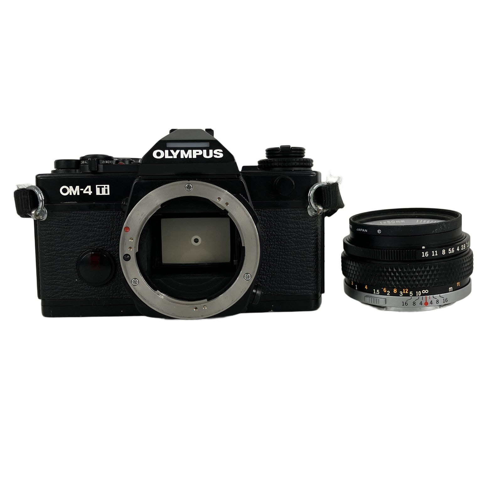 OLYMPUS OM-4 Ti レンズセット OLYMPUS AUTO-S F1.8 50mm レンズ