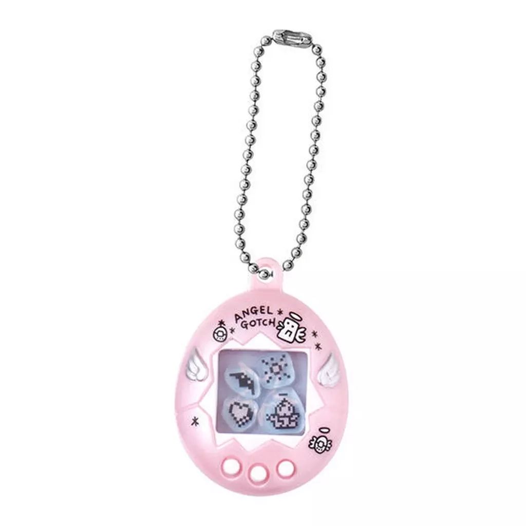 てんしっち　パールピンク　カバー付き 初代 たまごっち 天使 ANGELパール ピンクてんしっち1997年 ケース付き