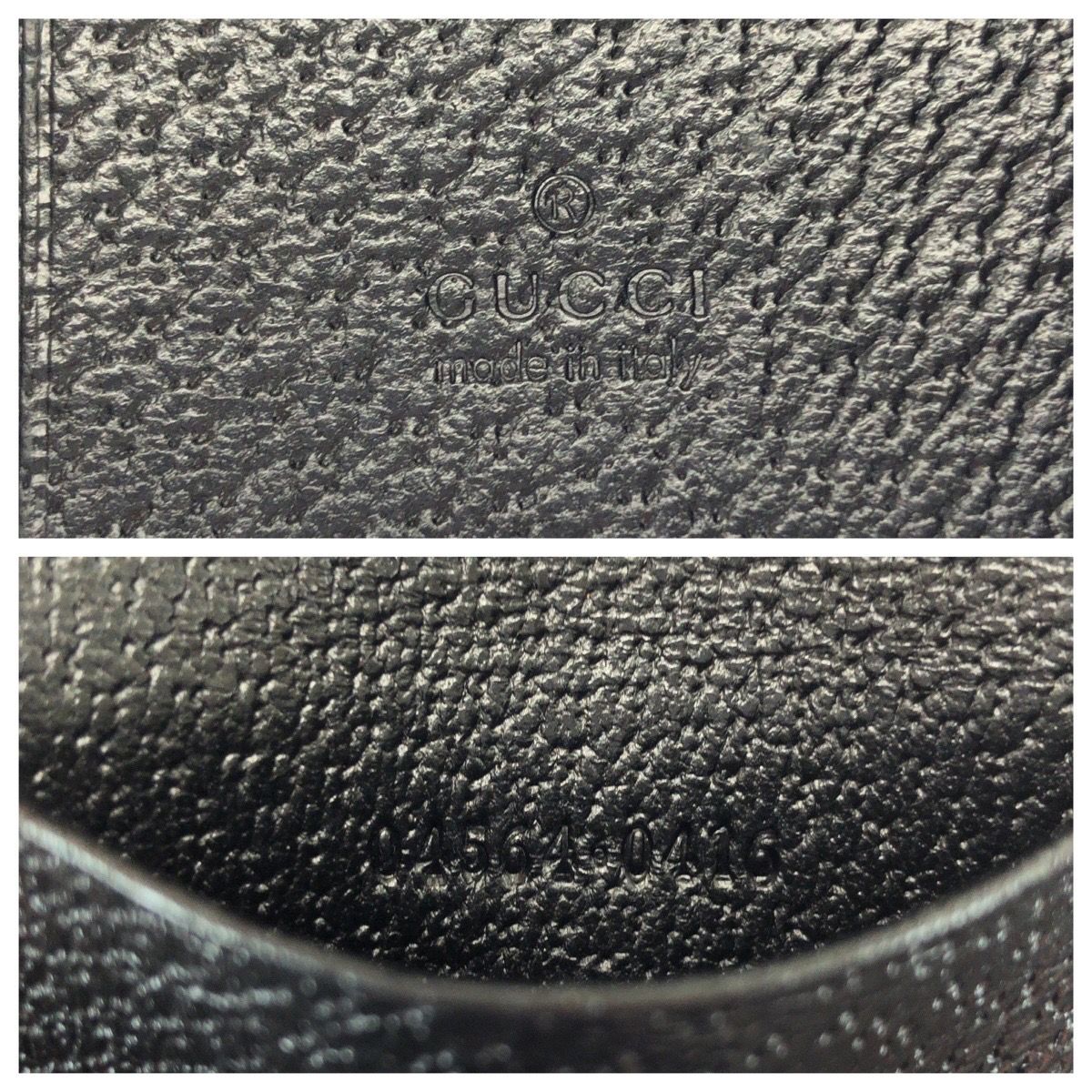 超美品 GUCCI グッチ ブラック 黒 シルバー金具 GGキャンバス/レザー