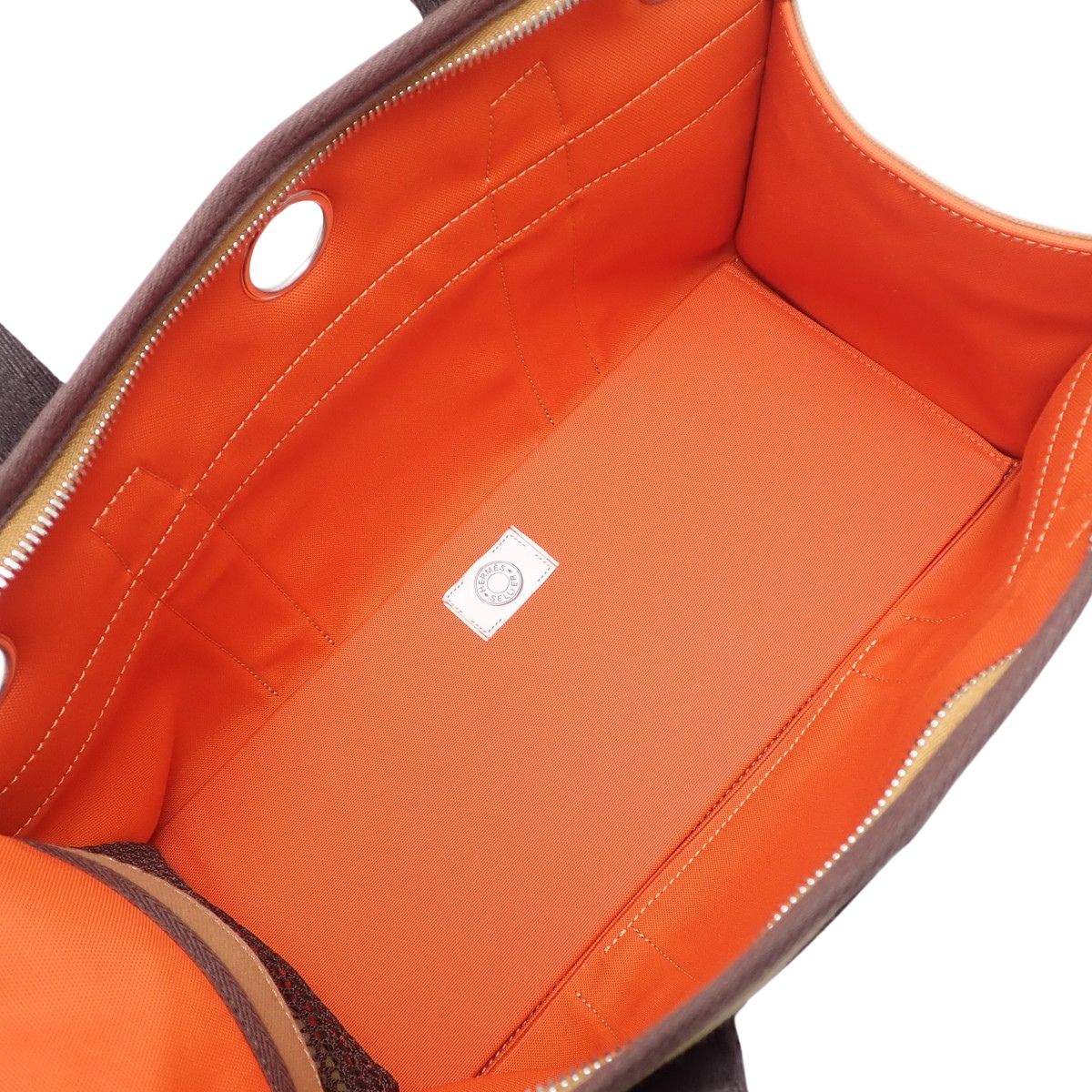 HERMES(エルメス) ドッグキャリーバッグ フォーヴ フー ブラウン茶