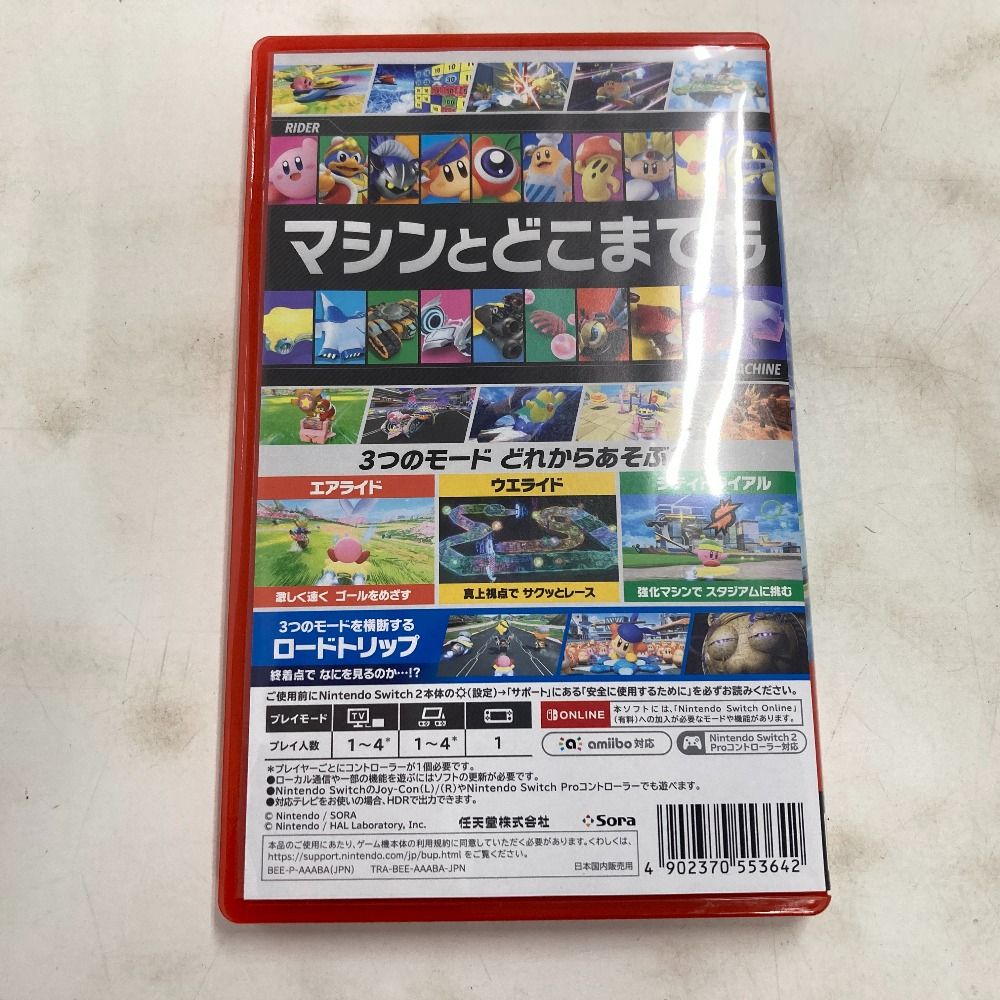 02w22387 Nintendo switch2 ソフト カービィのエアライダー  ゲームソフト  【中古品】