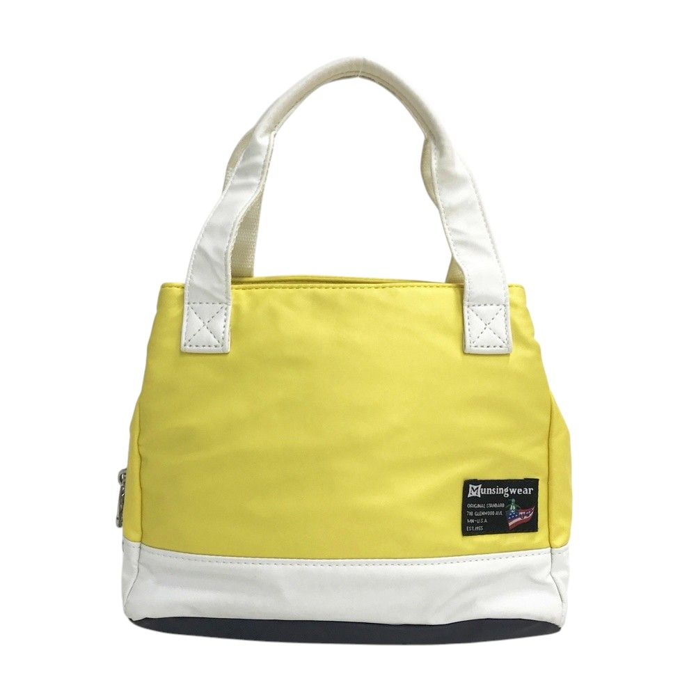 MUNSING WEAR マンシングウェア カートバッグ イエロー系