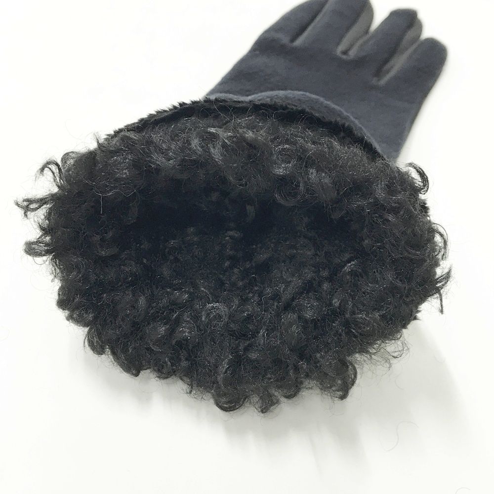 DANCE WITH DRAGON ダンスウィズドラゴン グローブ フリース×ボア