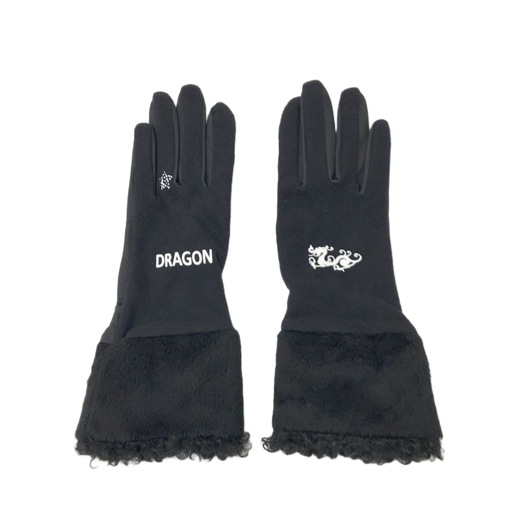 DANCE WITH DRAGON ダンスウィズドラゴン グローブ フリース×ボア