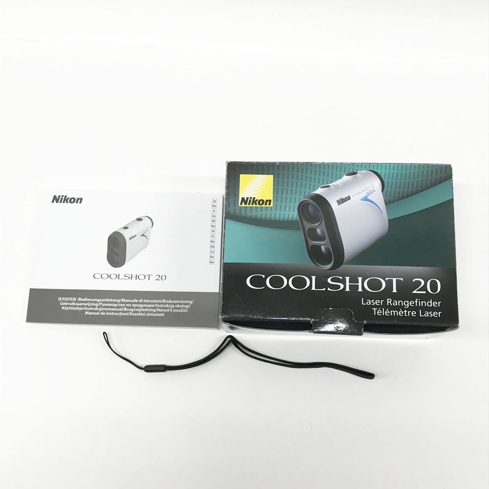 NIKON ニコン レーザー距離計 COOLSHOT20 ホワイト系 ゴルフウェア