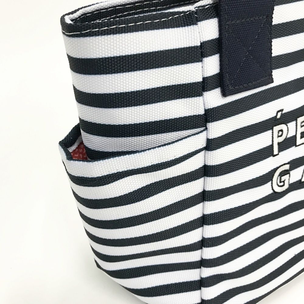 PEARLY GATES パーリーゲイツ カートバッグ ボーダー ネイビー系 FR
