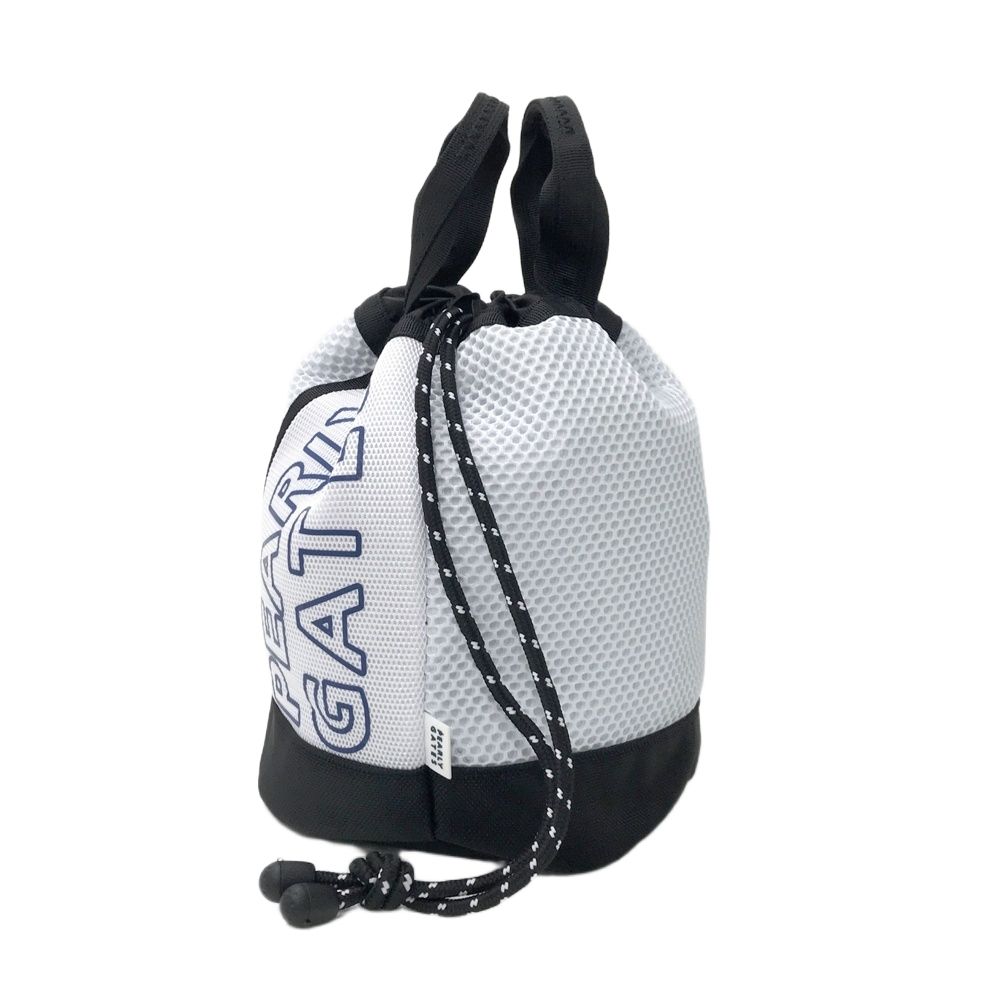 PEARLY GATES パーリーゲイツ カートバッグ ロゴ柄 ホワイト系