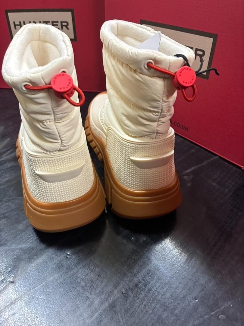新品 超人気 HUNTER スノーブーツ ショート (25cm) 防水防寒 - メルカリ
