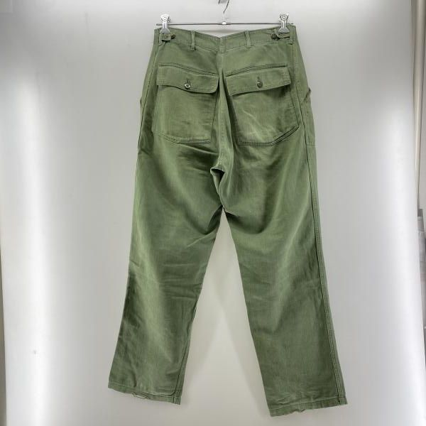 50's 60's US.ARMY コットンサテン ベイカーパンツ 60's US.ARMY コットンサテン ベイカーパンツ “34×33