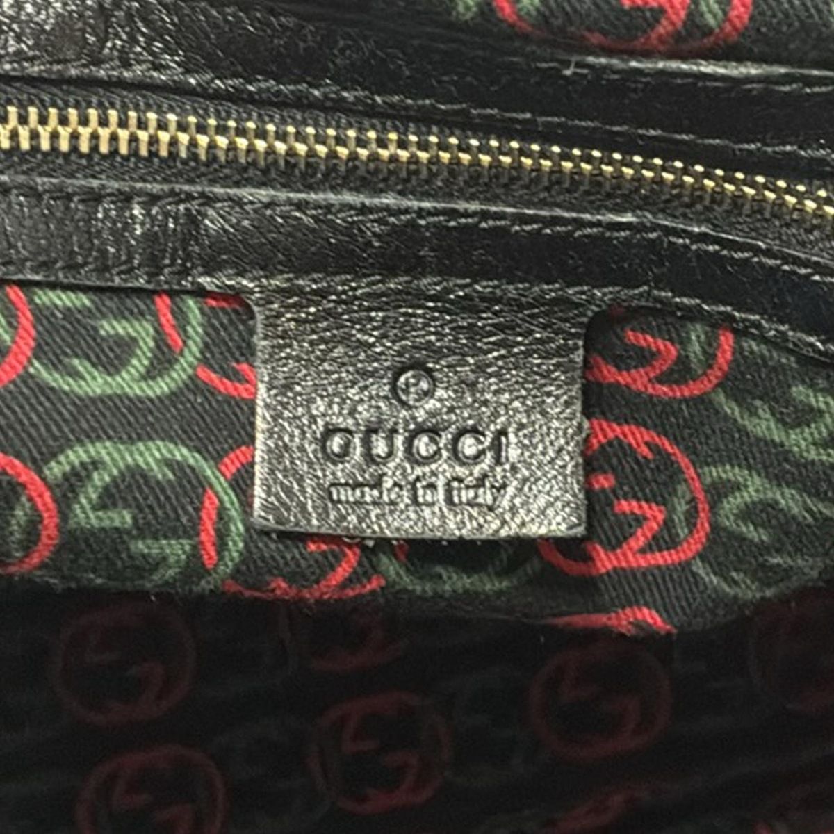 GUCCI(グッチ) トートバッグ ブリット 162094 黒 レザー - メルカリ