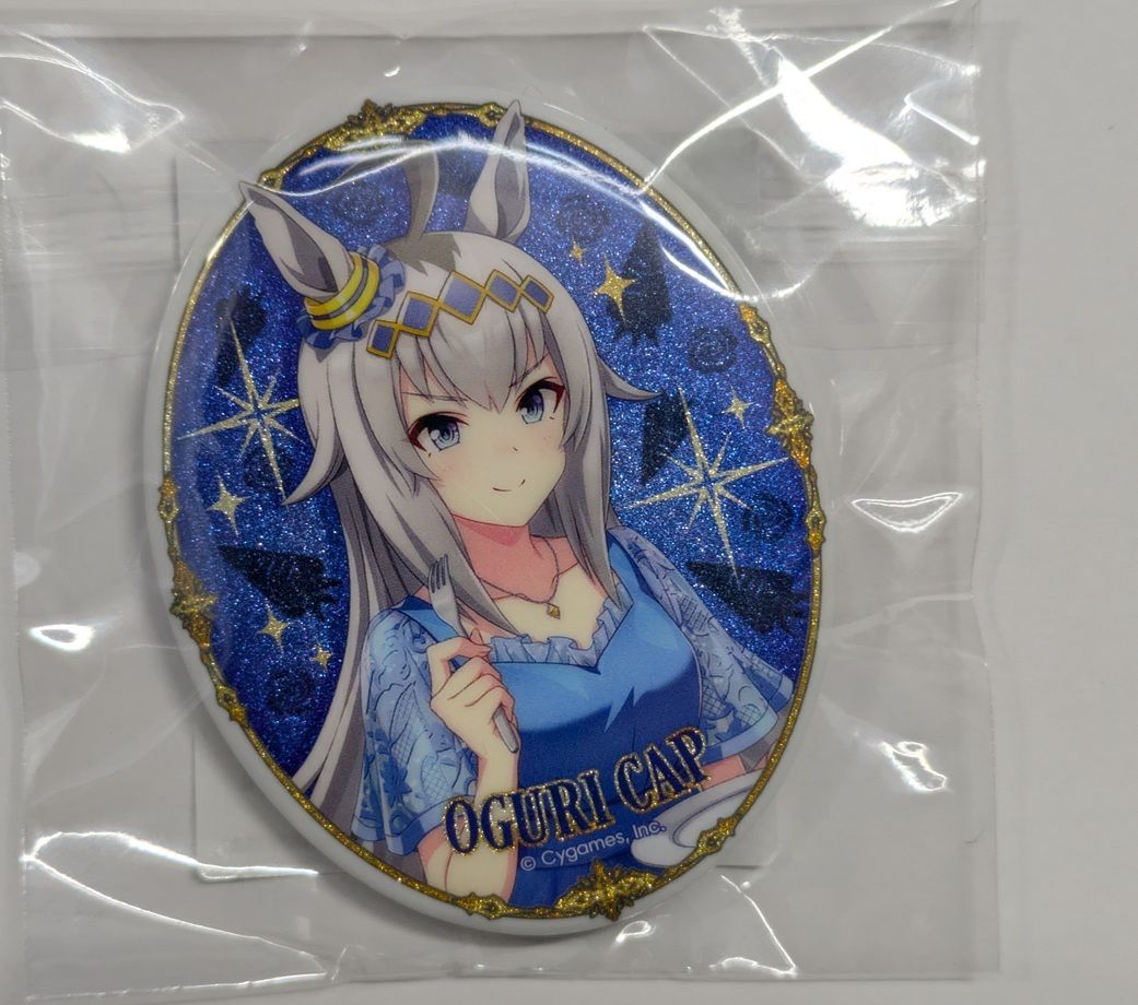 ウマ娘 プリティーダービー 公式缶バッジ オグリキャップ（制服Ver