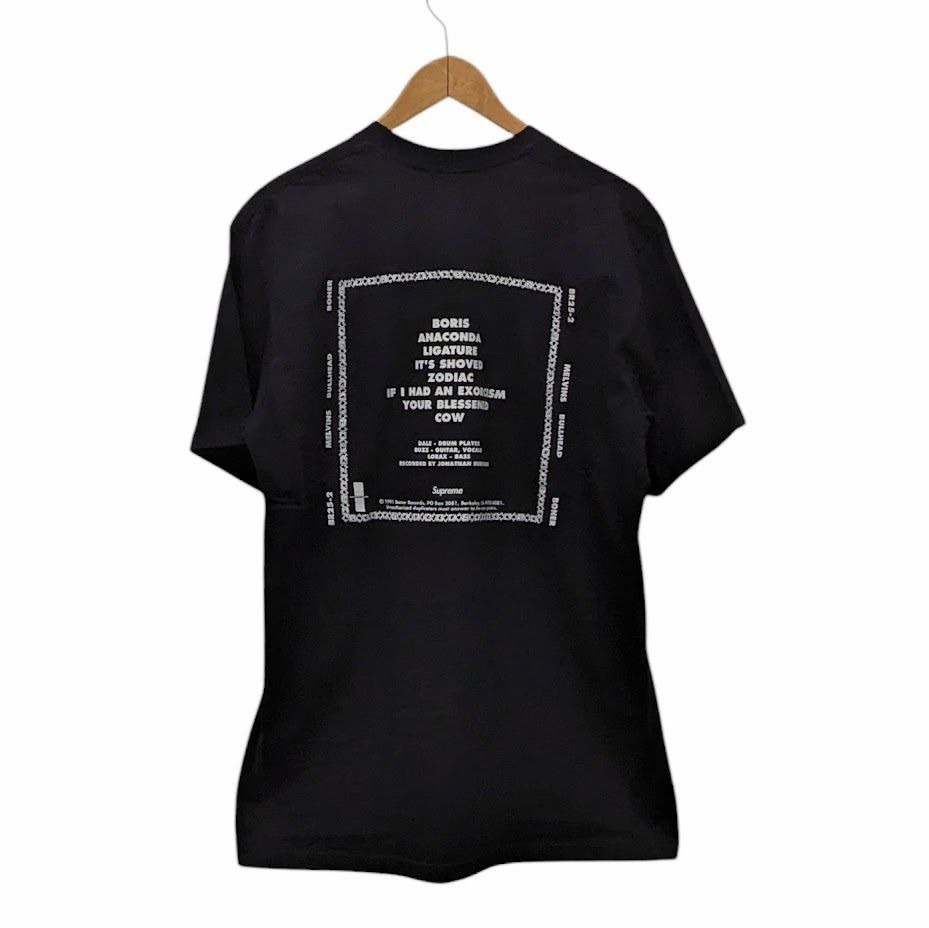 Supreme Melvins Bullhead Tee Black シュプリーム メルヴィンズ