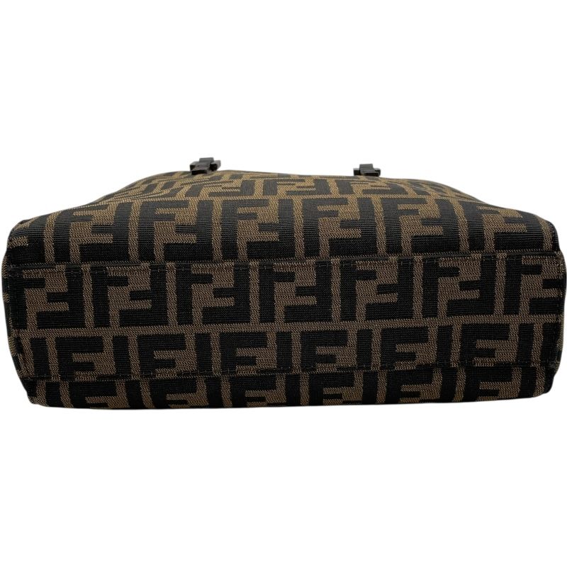 フェンディ FENDI ズッカ柄トートバッグ 488457 ブラウン キャンバス