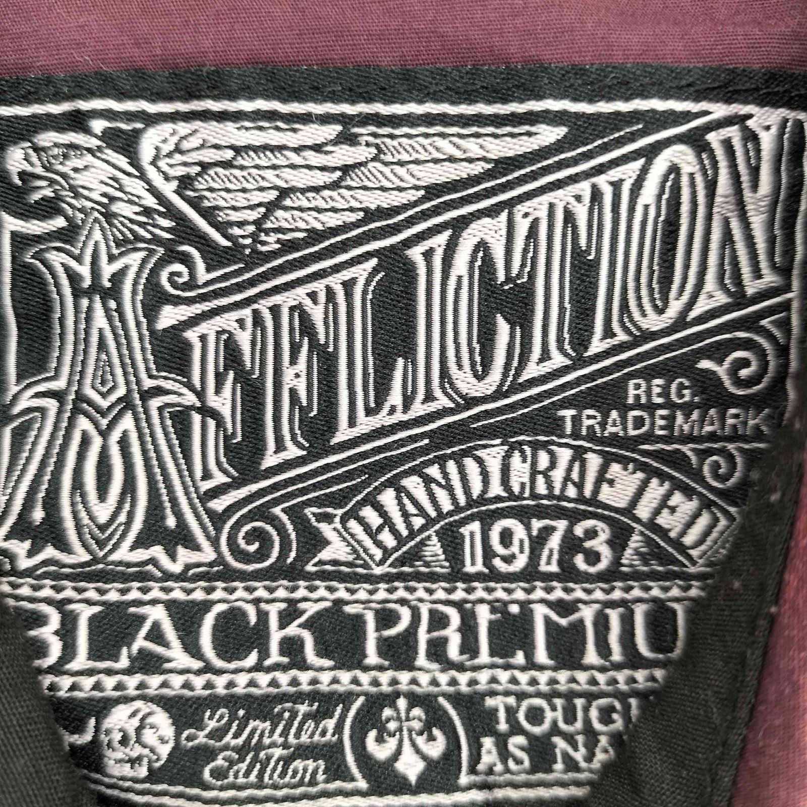アフリクション AFFLICTION BLACK PREMIUM Y2K 平成 L/Sシャツ メンズ JPN：S 