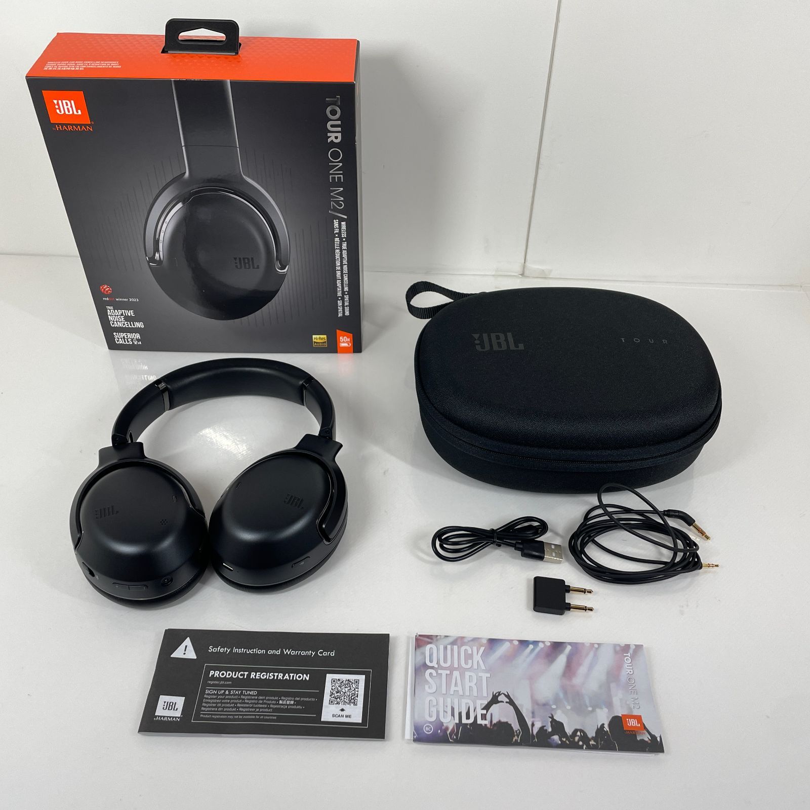 中古・美品】JBL TOUR ONE M2 ワイヤレス オーバーイヤー ヘッドホン