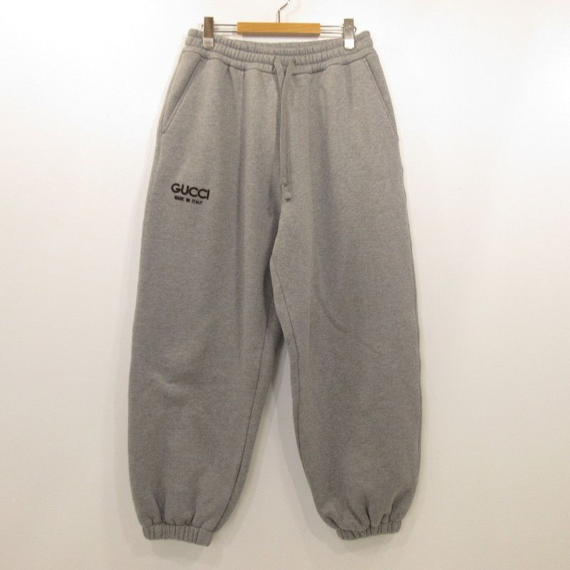 【姫路東店】  GUCCI | グッチ パンツ 768455 XJF3Y 国内正規品 グレー サイズ：S 【135】